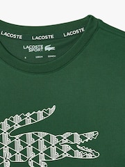 Lacoste Green Pique Ultra Dry T-Shirt - Image 3 of 5