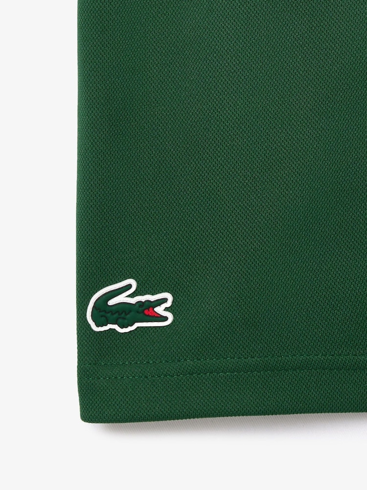 Lacoste Green Pique Ultra Dry T-Shirt - Image 5 of 5