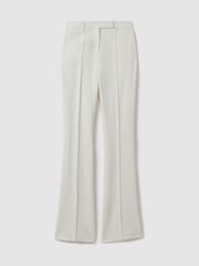 Reiss Ivory Camille Atelier Slim Flared Suit Trousers - Image 2 of 5