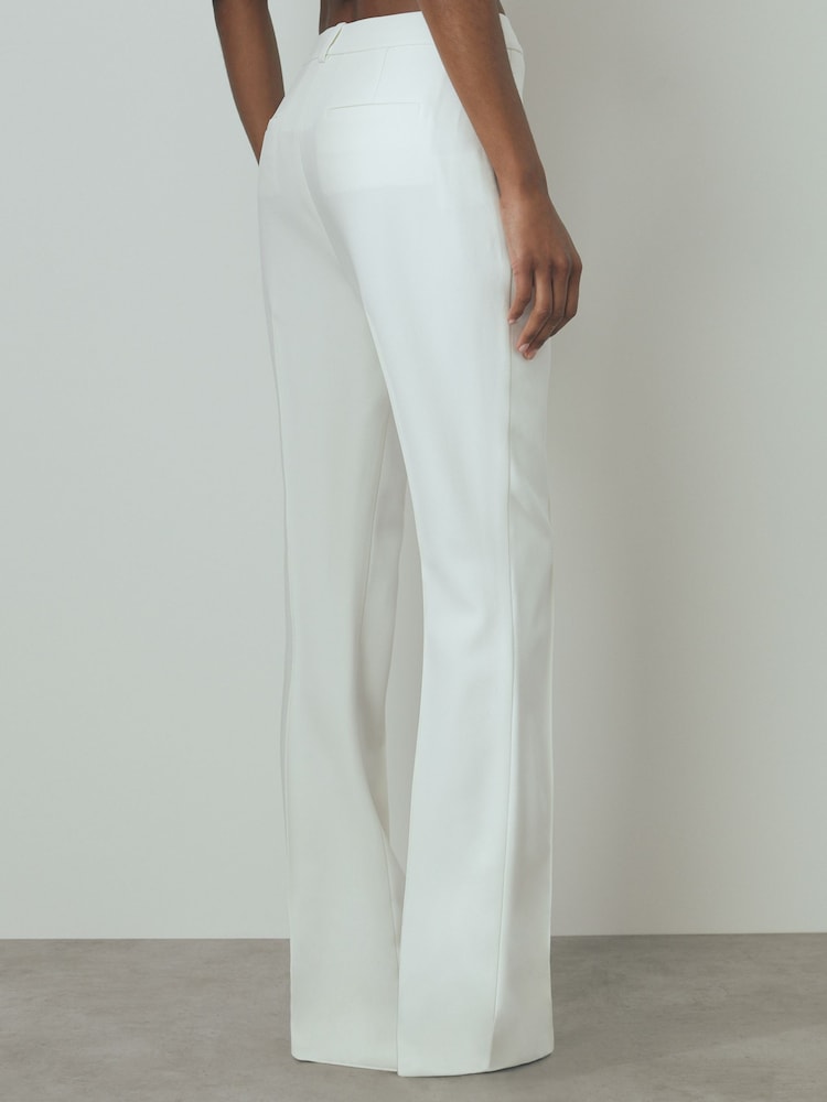 Reiss Camille Atelier Slim Flared Suit Trousers - Image 4 of 5