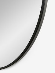 Black Wide Pill Metal Full Length Wall Mirror - Image 5 of 5