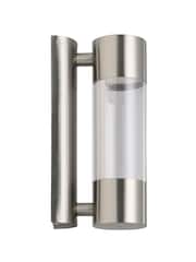 Eglo Stainless Steel Robledo Cylindrical LED Outdoor Wall Light - Image 4 of 5