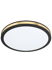 Eglo Black Pescaito LED Flush Round Ceiling Light - Image 4 of 5