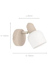 Eglo Silver Corato Sandy Adjustable Single Spotlight - Image 5 of 5