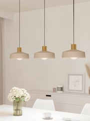 Eglo Brass Valdiola 3 Light Pendant Ceiling Light - Image 1 of 5