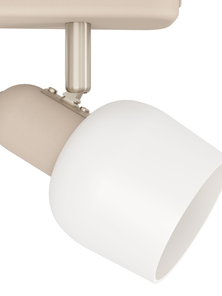 Eglo Silver Corato Sandy Adjustable 2 Light Spotlight - Image 6 of 6