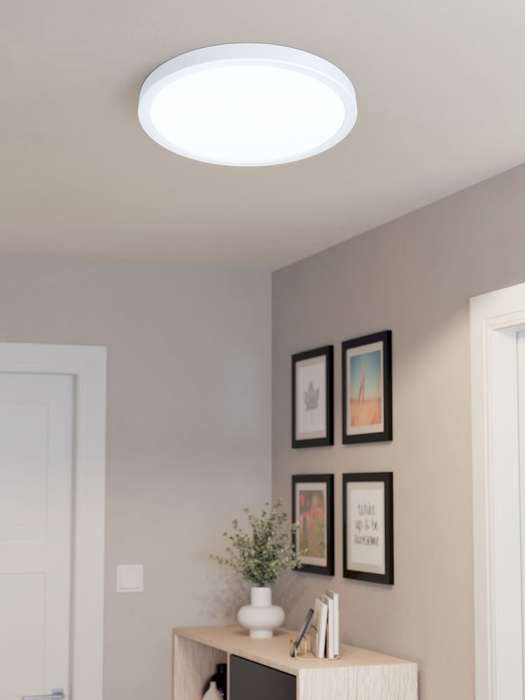 Eglo White Fueva 5 LED Circular Surface Mounted Light - Image 1 of 5