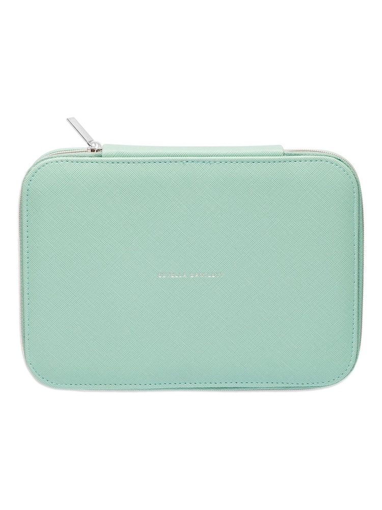 Estella Bartlett Green Spearmint Saffiano long Jewellery Box - Image 1 of 3