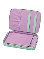Estella Bartlett Green Spearmint Saffiano long Jewellery Box - Image 3 of 3