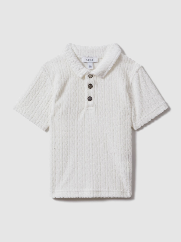 Reiss polo srajca iz frotirja Reiss Iggy - Slika 2 iz 4