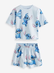 Azul - Lilo And Stitch License Short Pyjamas (2-16yrs) - Imagen 1 de 3