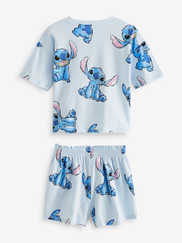 Azul - Lilo And Stitch License Short Pyjamas (2-16yrs) - Imagen 2 de 3
