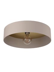 Eglo Natural Duaia Metal Flush Ceiling Light with Interchangeable Element - Image 4 of 5