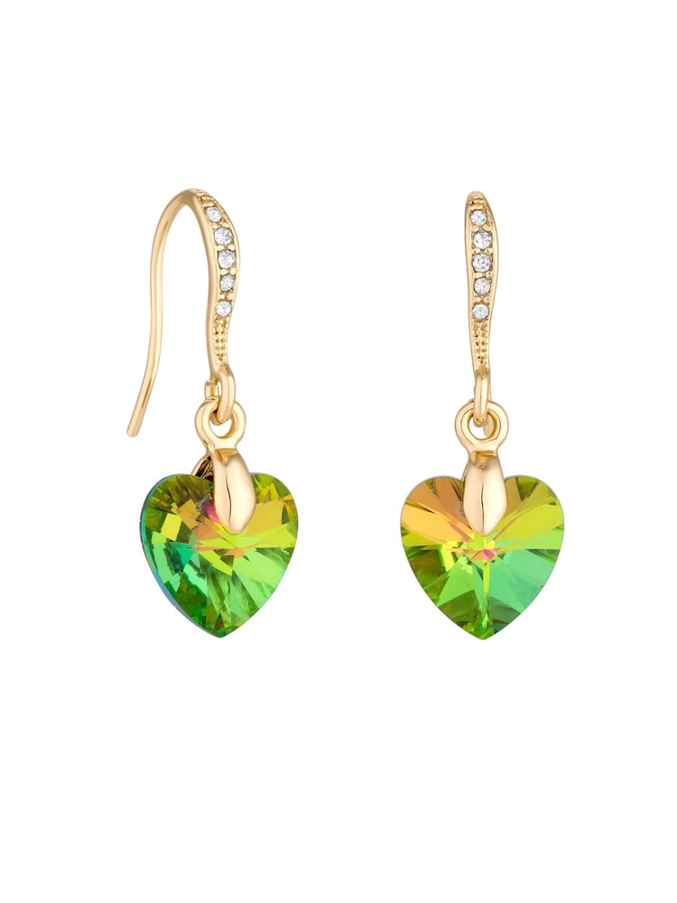 Jon Richard Gold Heart Earrings - Image 1 of 3