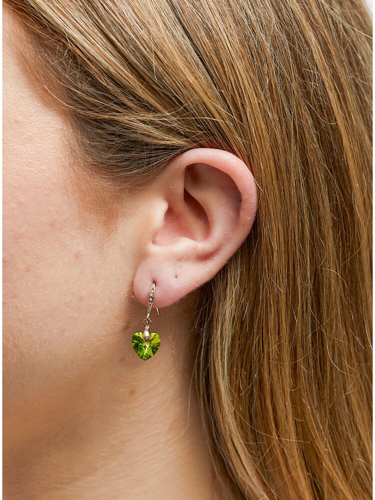 Jon Richard Gold Heart Earrings - Image 2 of 3