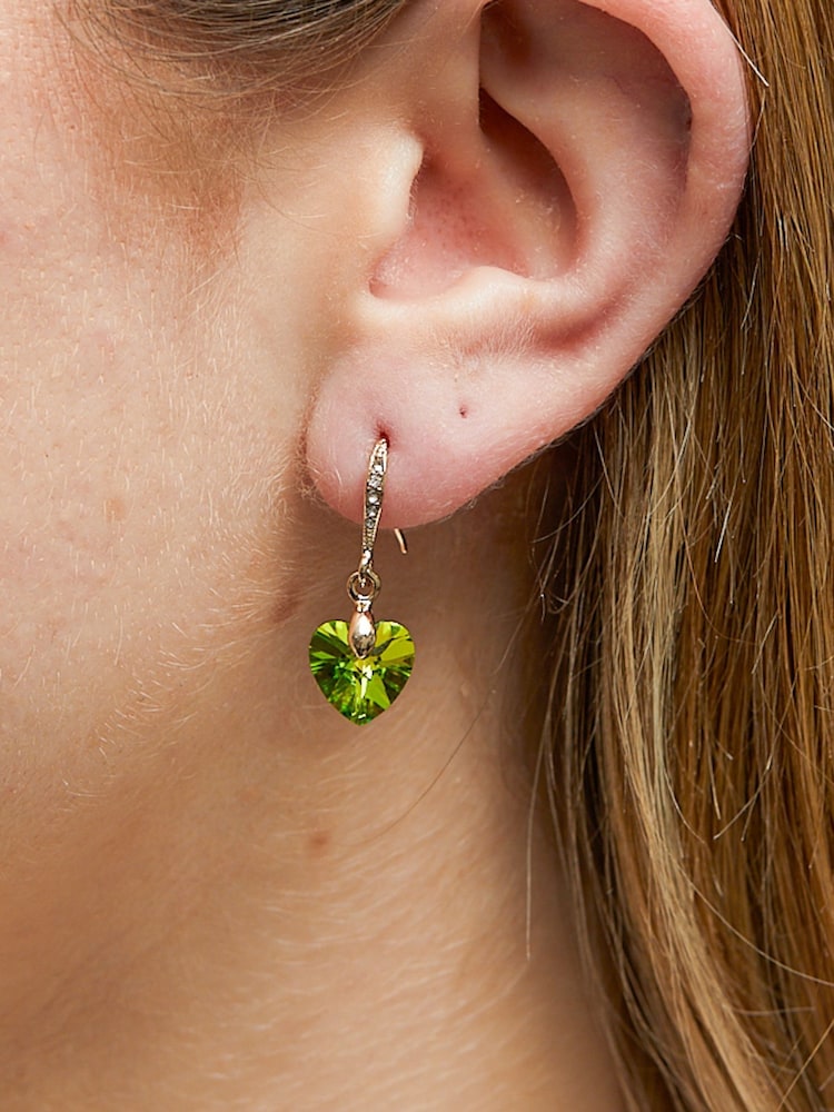Jon Richard Gold Heart Earrings - Image 3 of 3