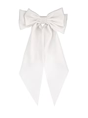 Jon Richard White Satin Bow - Image 2 of 3