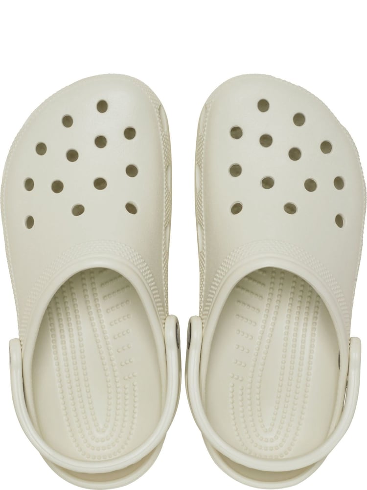 Crocs Off White Adults Classic Clogs - Image 3 of 7