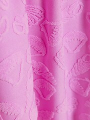 River Island Pink Shell Towelling Poncho - Image 2 of 3