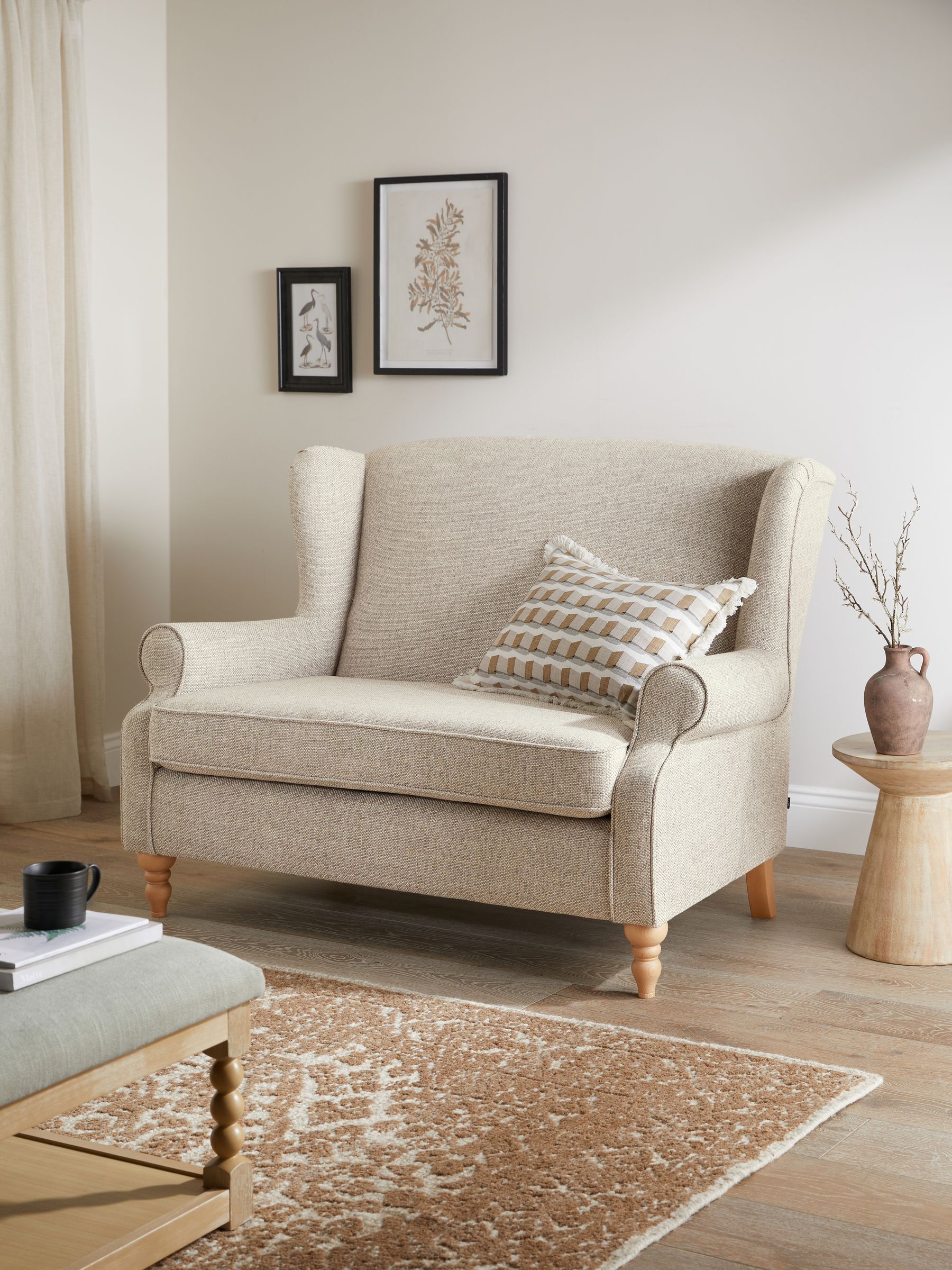 Buy Chunky Weave Mid Natural Sherlock 2 Seater Sofa from the Next UK online shop