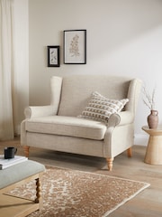 Chunky Weave Mid Natural Sherlock 2 Seater Sofa - Image 1 of 10