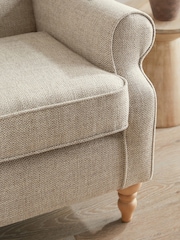 Chunky Weave Mid Natural Sherlock 2 Seater Sofa - Image 3 of 10