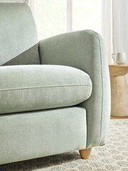 Fine Chenille Mint Green Lennox Arm Chair - Image 2 of 10