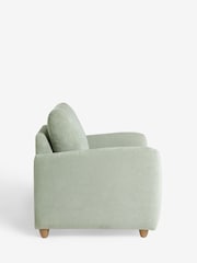 Fine Chenille Mint Green Lennox Arm Chair - Image 7 of 10