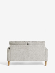 Chunky Chenille Light Grey Murphy Compact 2 Seater Sofa In A Box - Image 6 of 9
