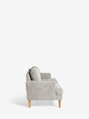 Chunky Chenille Light Grey Murphy Compact 2 Seater Sofa In A Box - Image 7 of 9