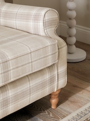 Versatile Check Light Natural Sherlock Small Sofa - Image 3 of 10