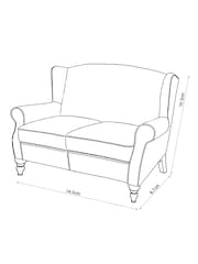 Versatile Check Light Natural Sherlock Small Sofa - Image 5 of 10