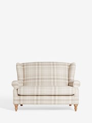 Versatile Check Light Natural Sherlock Small Sofa - Image 6 of 10