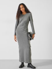 Hush Grey Frankie Gather Maxi Dress - Image 1 of 5