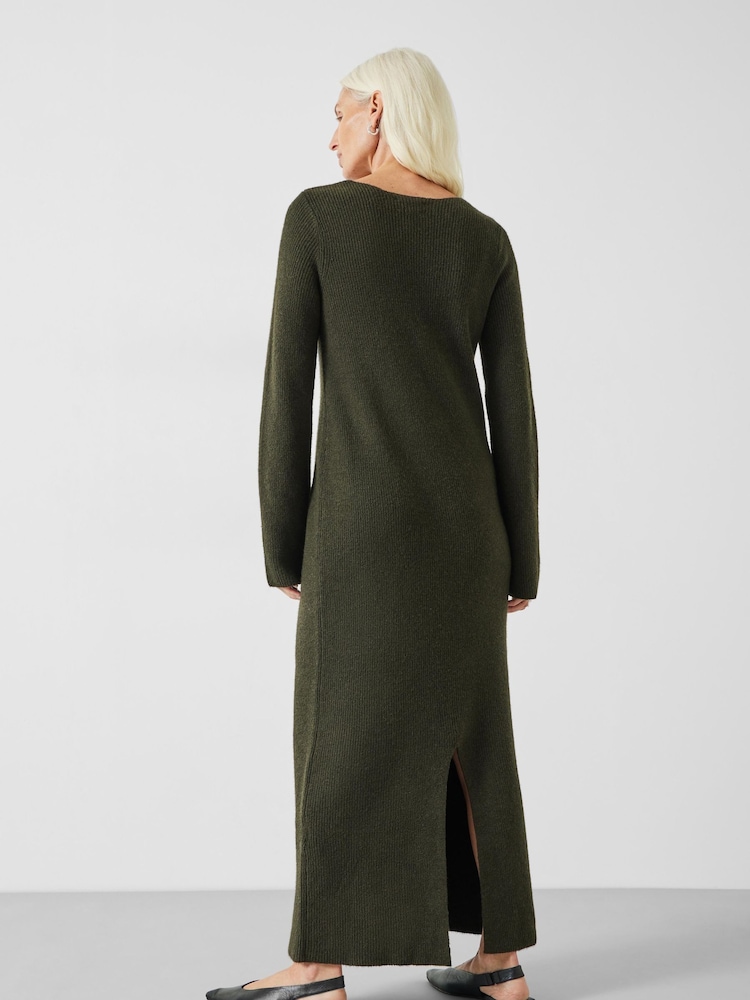 Hush Green 100% Cotton Uralla Jumper Dress - Image 2 of 5
