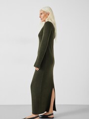 Hush Green 100% Cotton Uralla Jumper Dress - Image 3 of 5