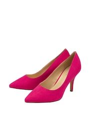 Lotus Pink Stiletto-Heel Court Shoes - Image 2 of 4
