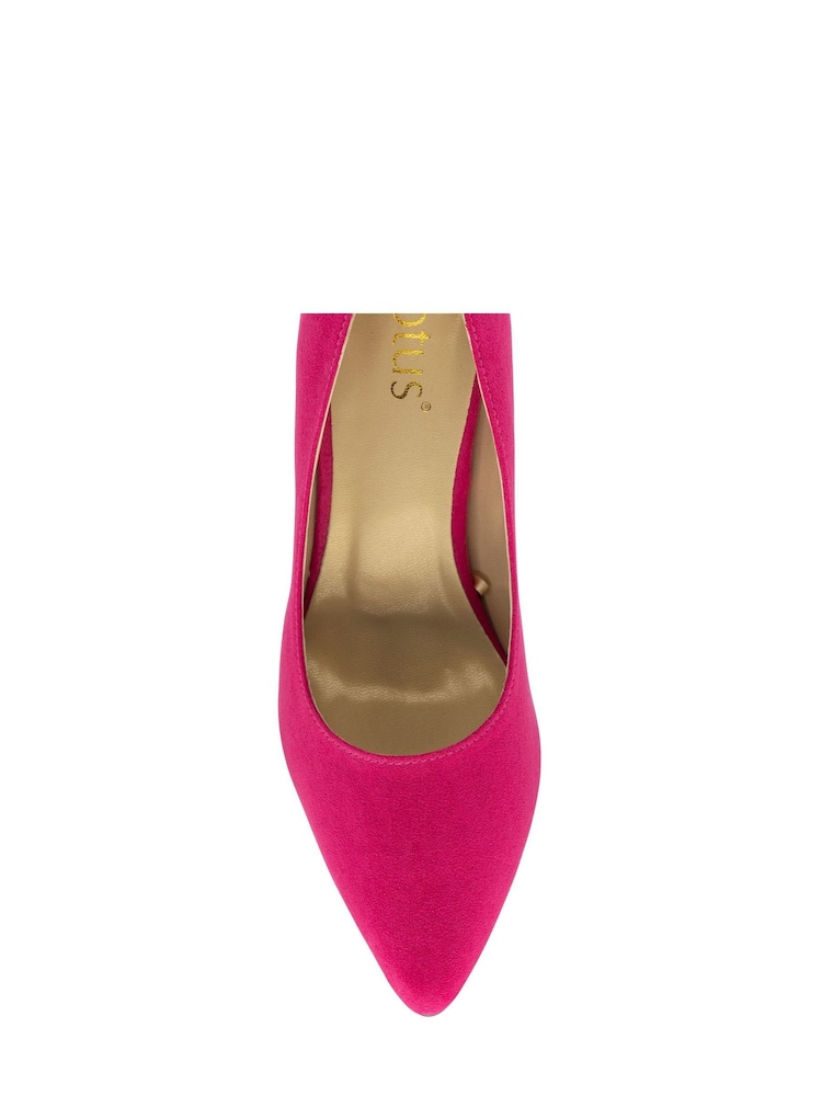 Lotus Pink Stiletto-Heel Court Shoes - Image 4 of 4