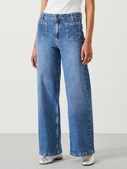 Hush Blue Rowan Flared Jeans - Image 1 of 5