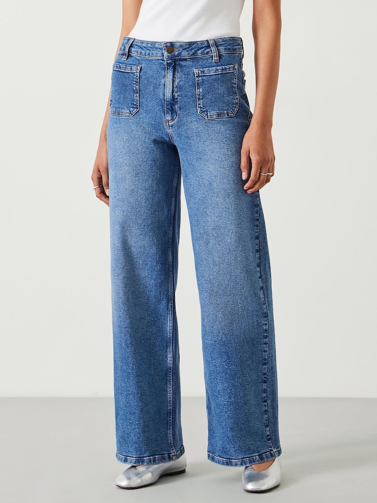 Hush Blue Rowan Flared Jeans - Image 1 of 5