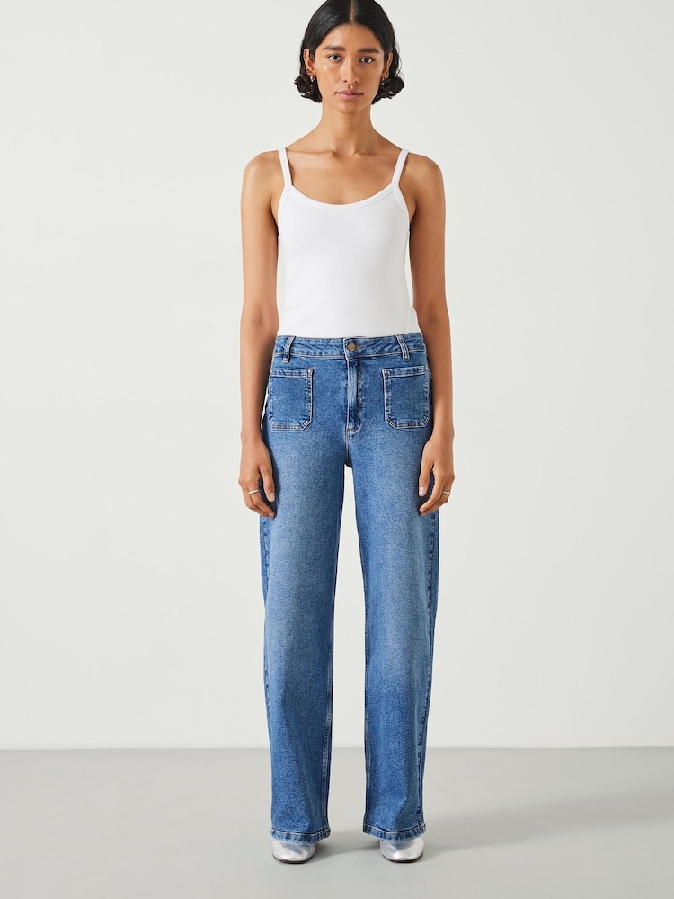 Hush Blue Rowan Flared Jeans - Image 2 of 5