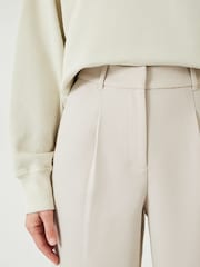 Hush Cream Tabitha Twill Trousers - Image 4 of 5