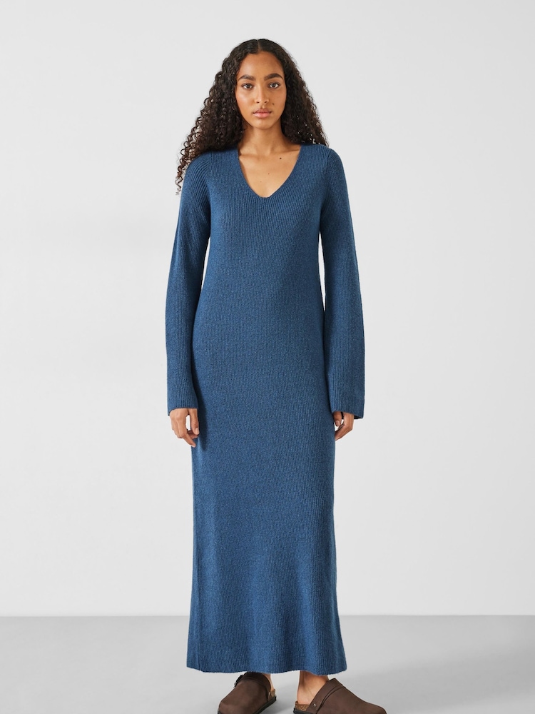 Hush Blue 100% Cotton Uralla Jumper Dress - Image 1 of 5