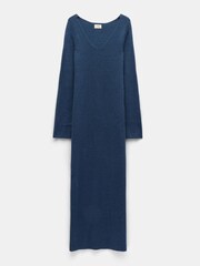 Hush Blue 100% Cotton Uralla Jumper Dress - Image 5 of 5
