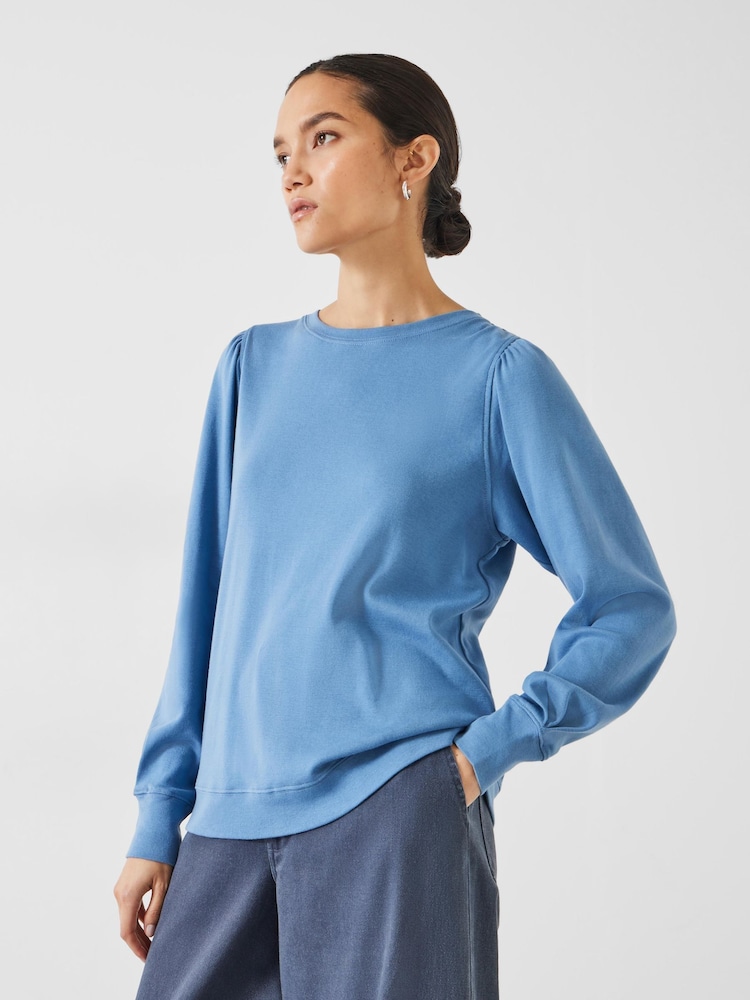 Hush Emily Manche bouffante 100% Cottton Sweat-shirt - Image 1 of 5