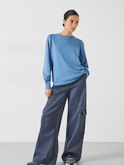 Hush Emily Manche bouffante 100% Cottton Sweat-shirt - Image 2 of 5