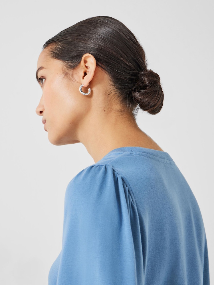 Hush Emily Manche bouffante 100% Cottton Sweat-shirt - Image 4 of 5