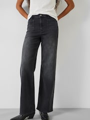 Hush Black Rowan Flared Jeans - Image 1 of 5
