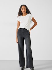 Hush Black Rowan Flared Jeans - Image 3 of 5