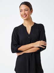 Roman Longline Tunic Stretch Blouse - Image 1 of 5